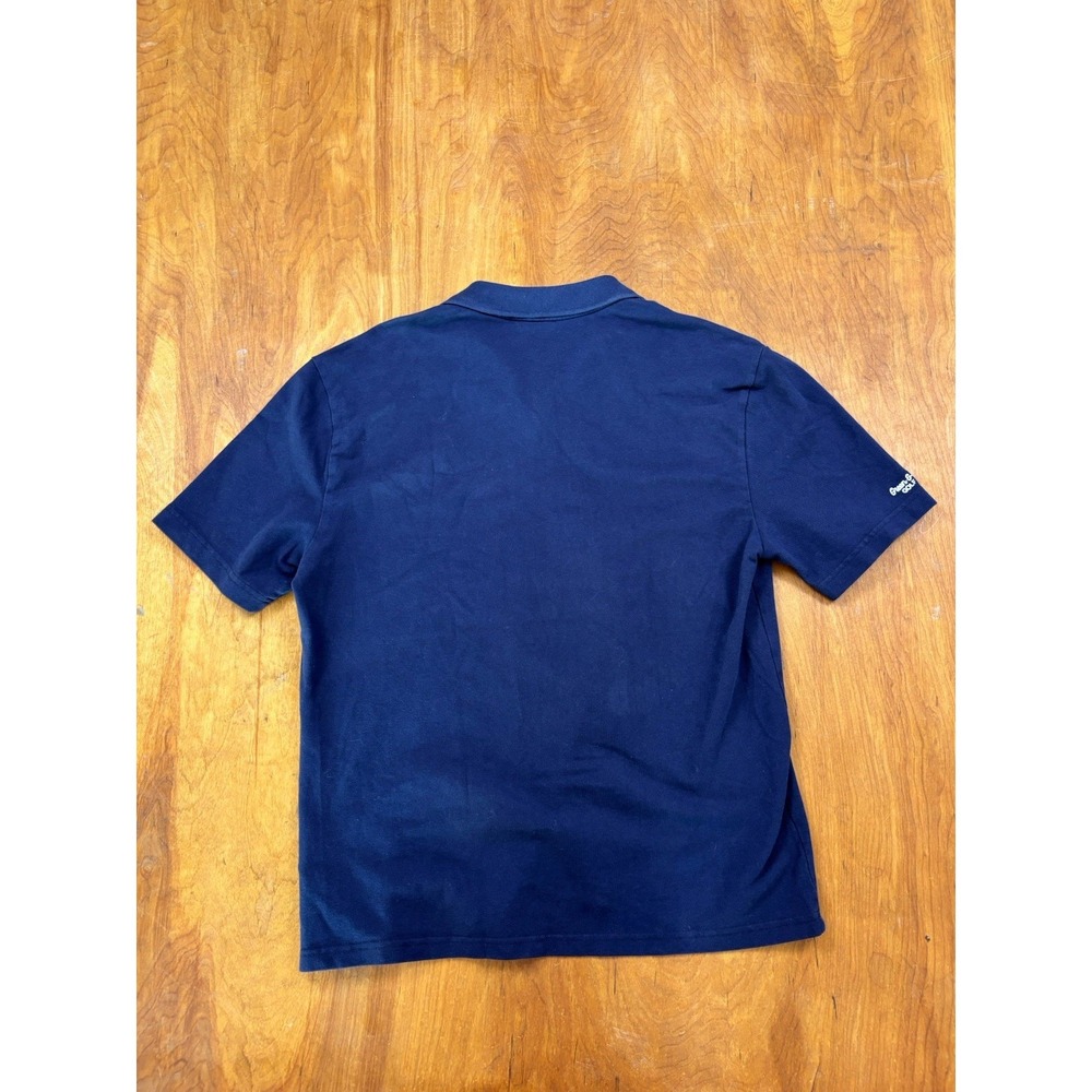 Hollister Funny Golf Polo Shirt Men's M Navy Embroidered Meme Preppy Golfcore - Picture 4 of 7